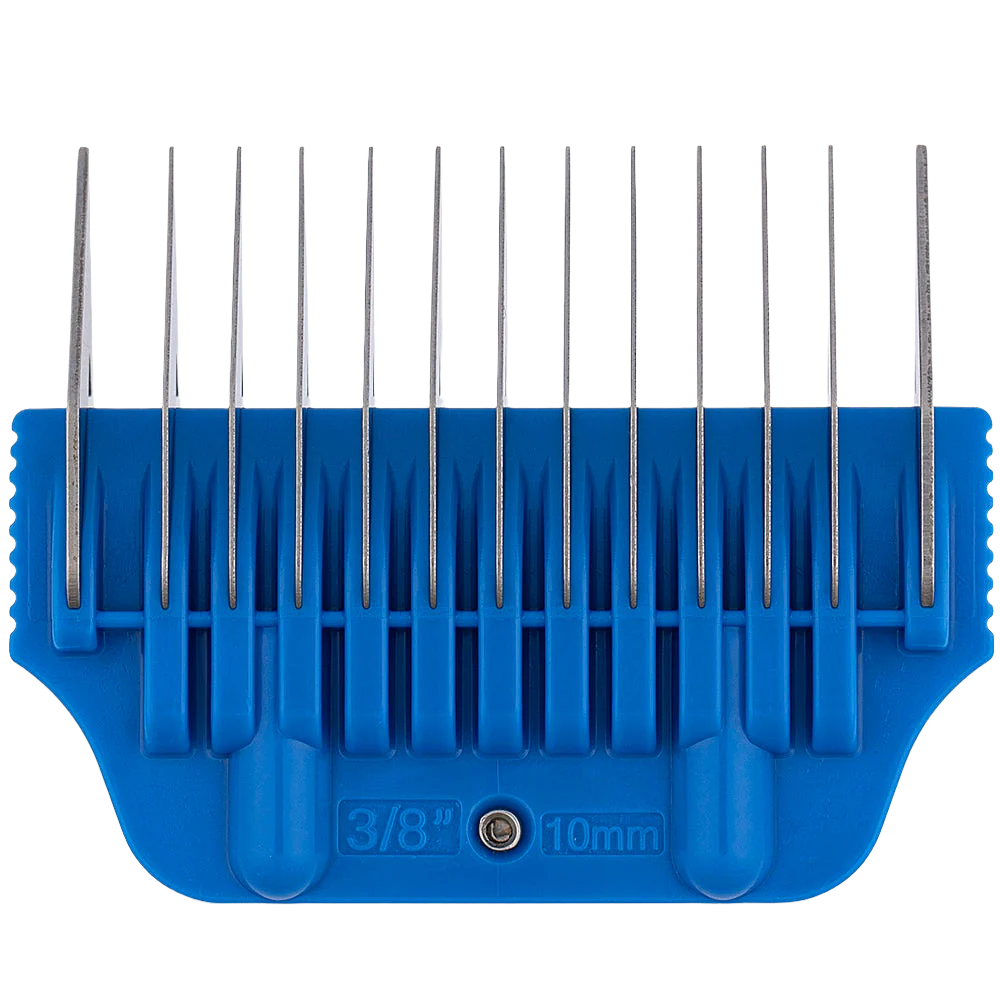 #2 3/8" Blue Wide Attachment Comb 10 mm by Zolitta