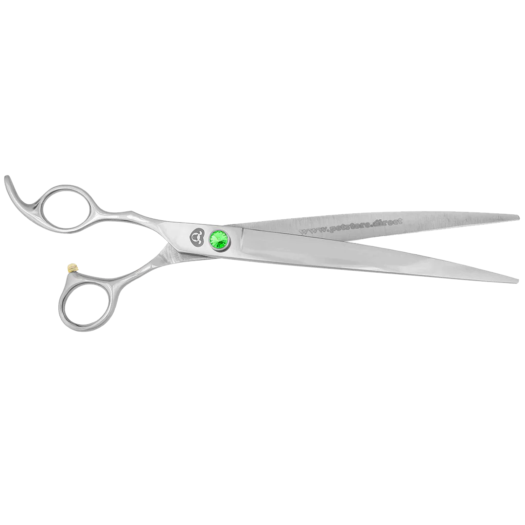 9" Straight Left-Handed Grooming Shears by PetStore.Direct