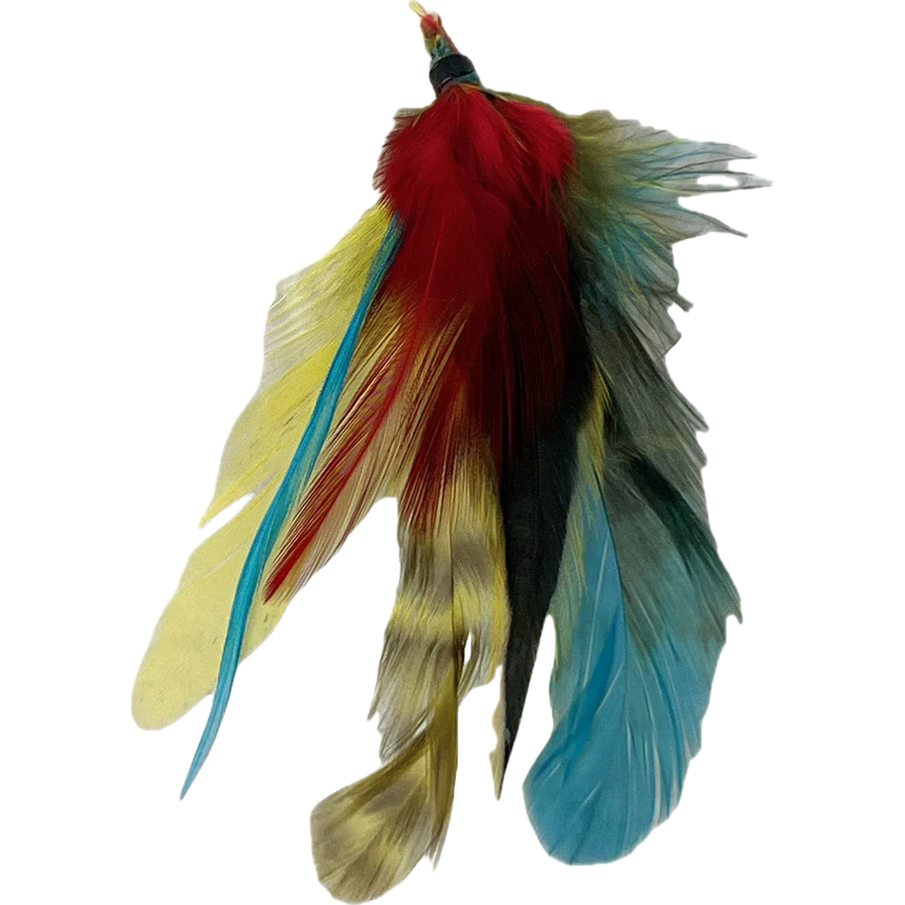Feather Extension Teal McCaw (Pack of 10) by A Creative Collection - Image 2