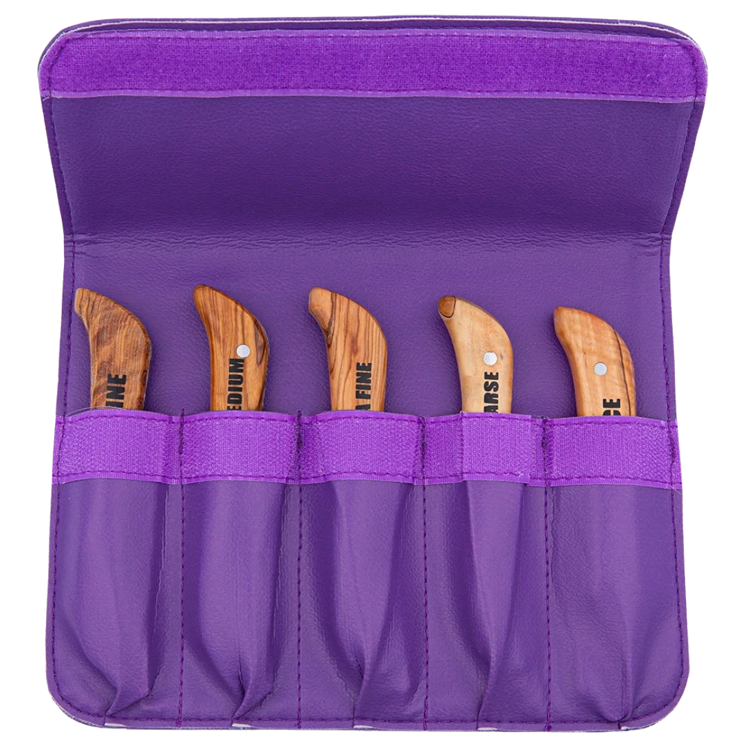 Set of 5 Right Handed Stripping Knife 723 by Aaronco - Image 2