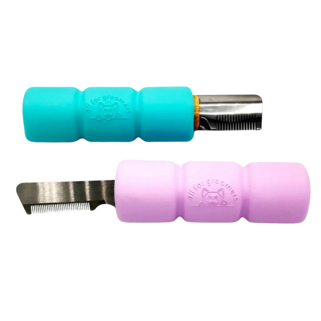 Handle Hugger Brush Holder Teal by All For Groomers - Image 3