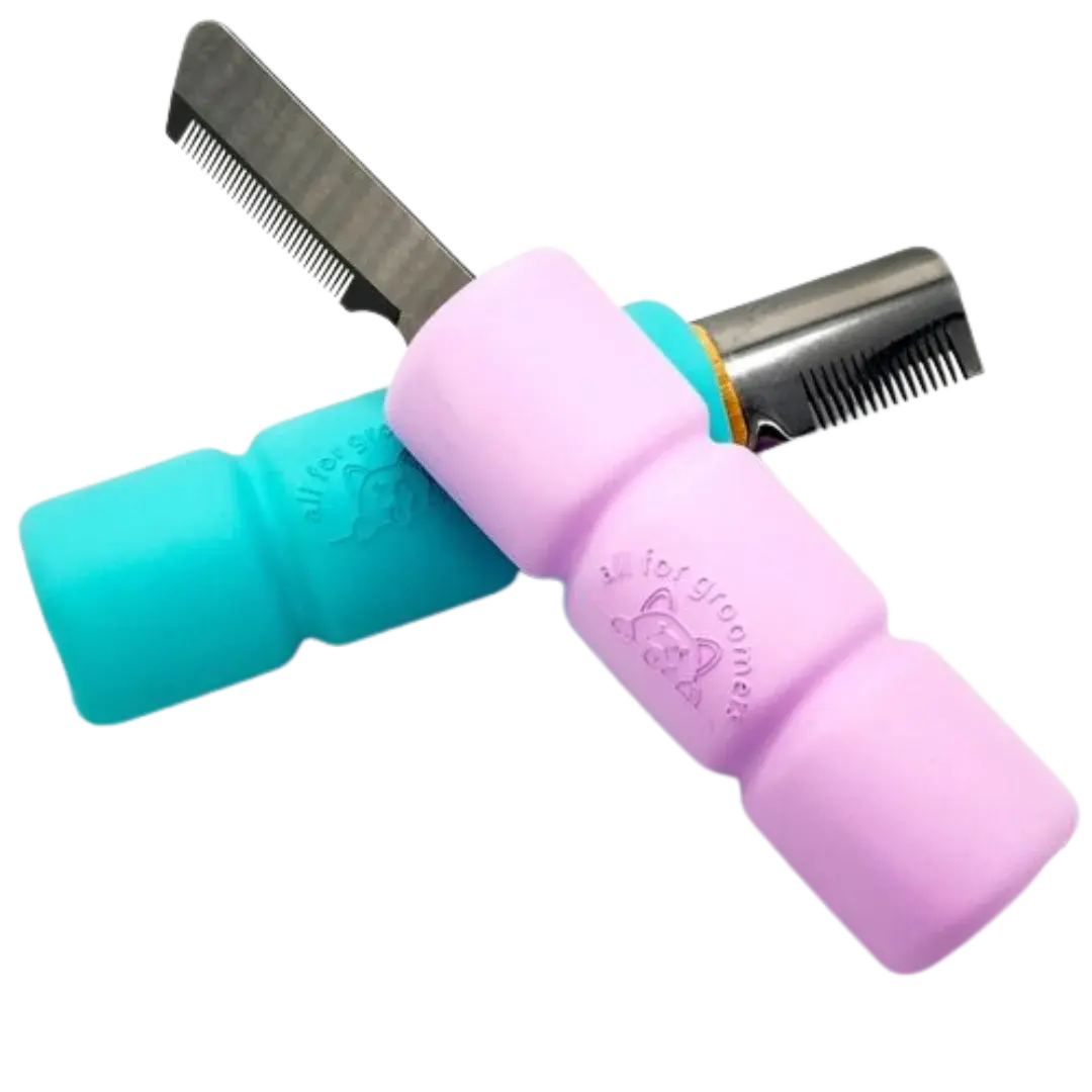 Handle Hugger Brush Holder Teal by All For Groomers - Image 4