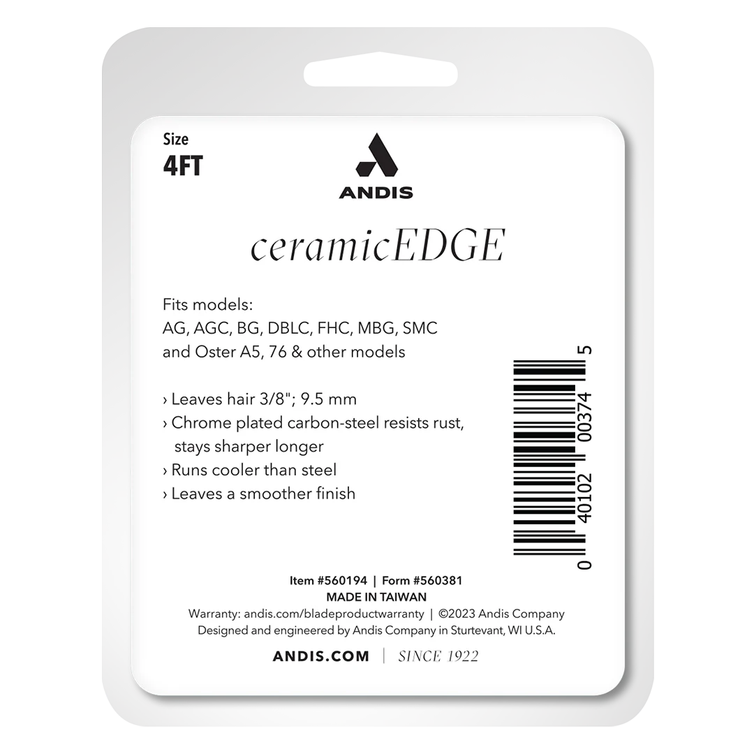 #4FT CeramicEdge Detachable Blade by Andis - Image 5