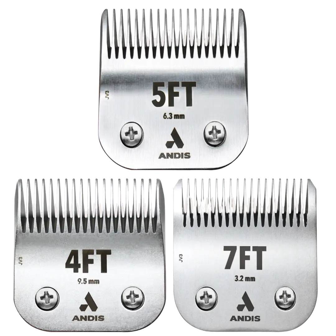 CeramicEdge Fine-Tooth Blade Set of 3 by Andis - Image 2