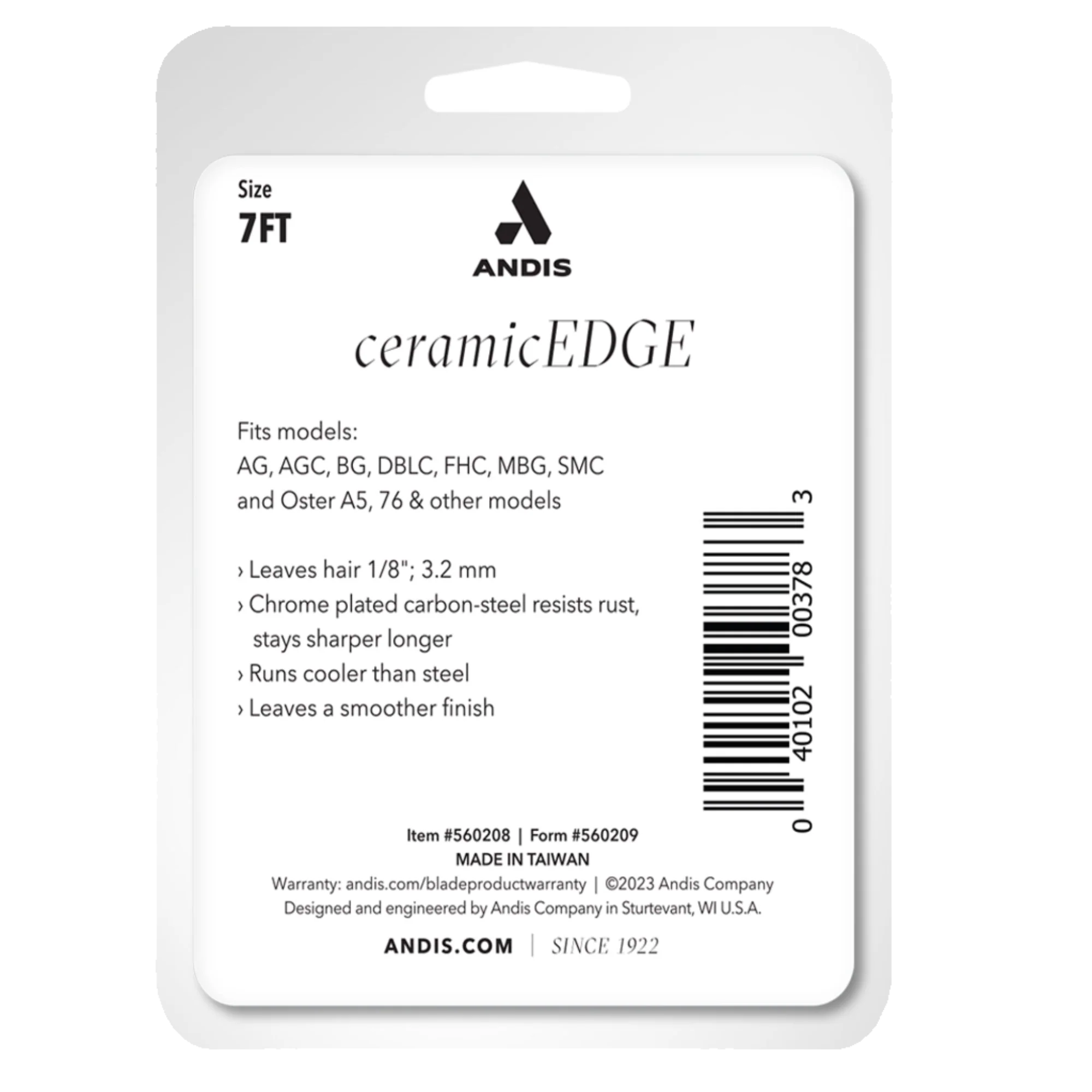 #7FT CeramicEdge Detachable Blade by Andis - Image 5