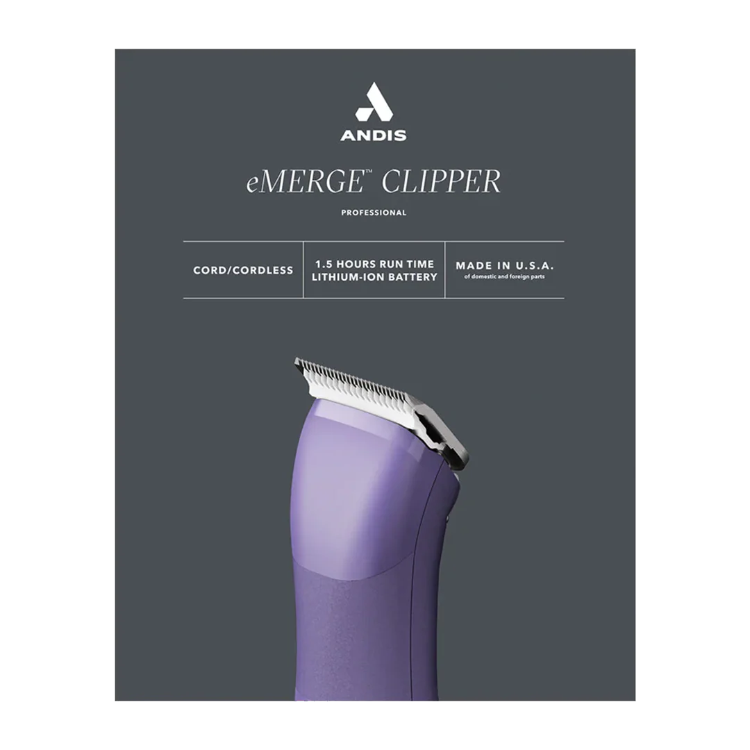 Emerge Clipper Purple by Andis - Image 4