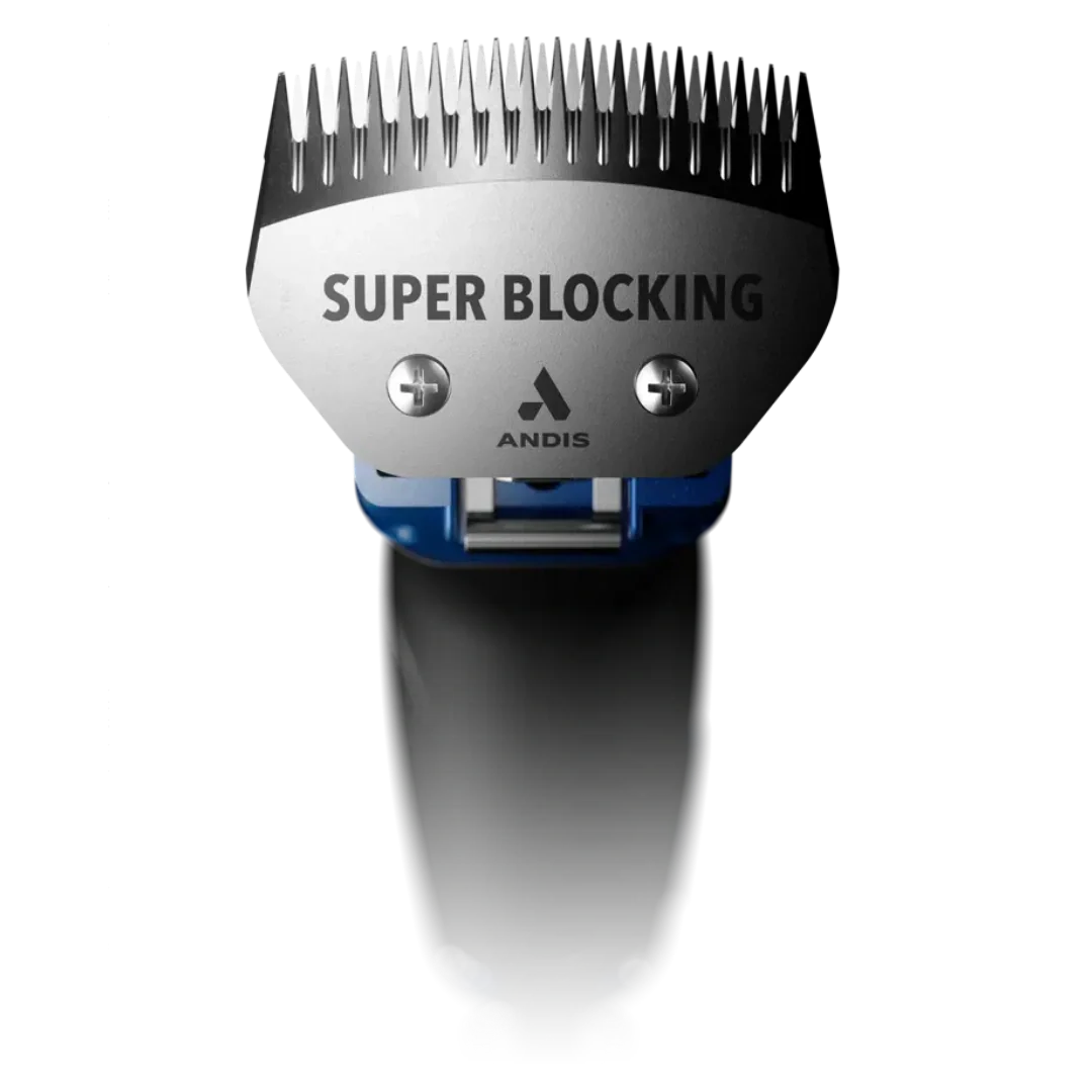Excel 5-Speed Clipper with Super Blocking Blade Indigo Blue by Andis - Image 3