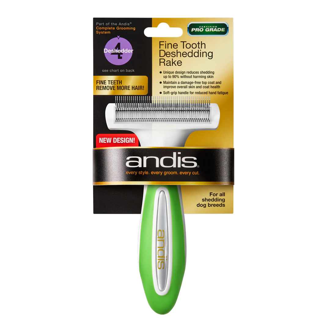 Fine Tooth Deshedding Rake by Andis - Image 6