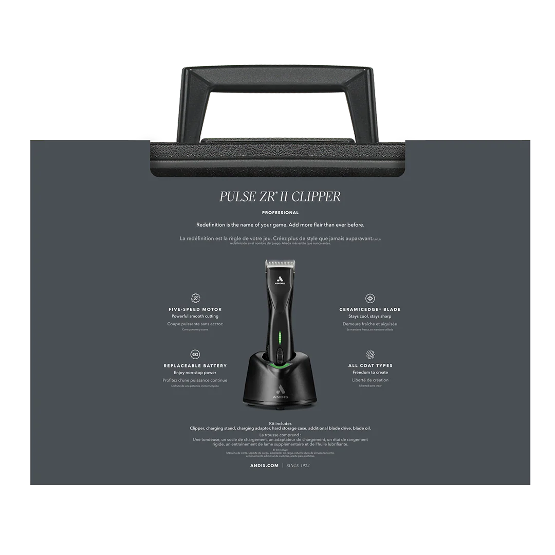 Pulse ZR II Detachable Blade Clipper with 10CeramicEdge blade by Andis - Image 9