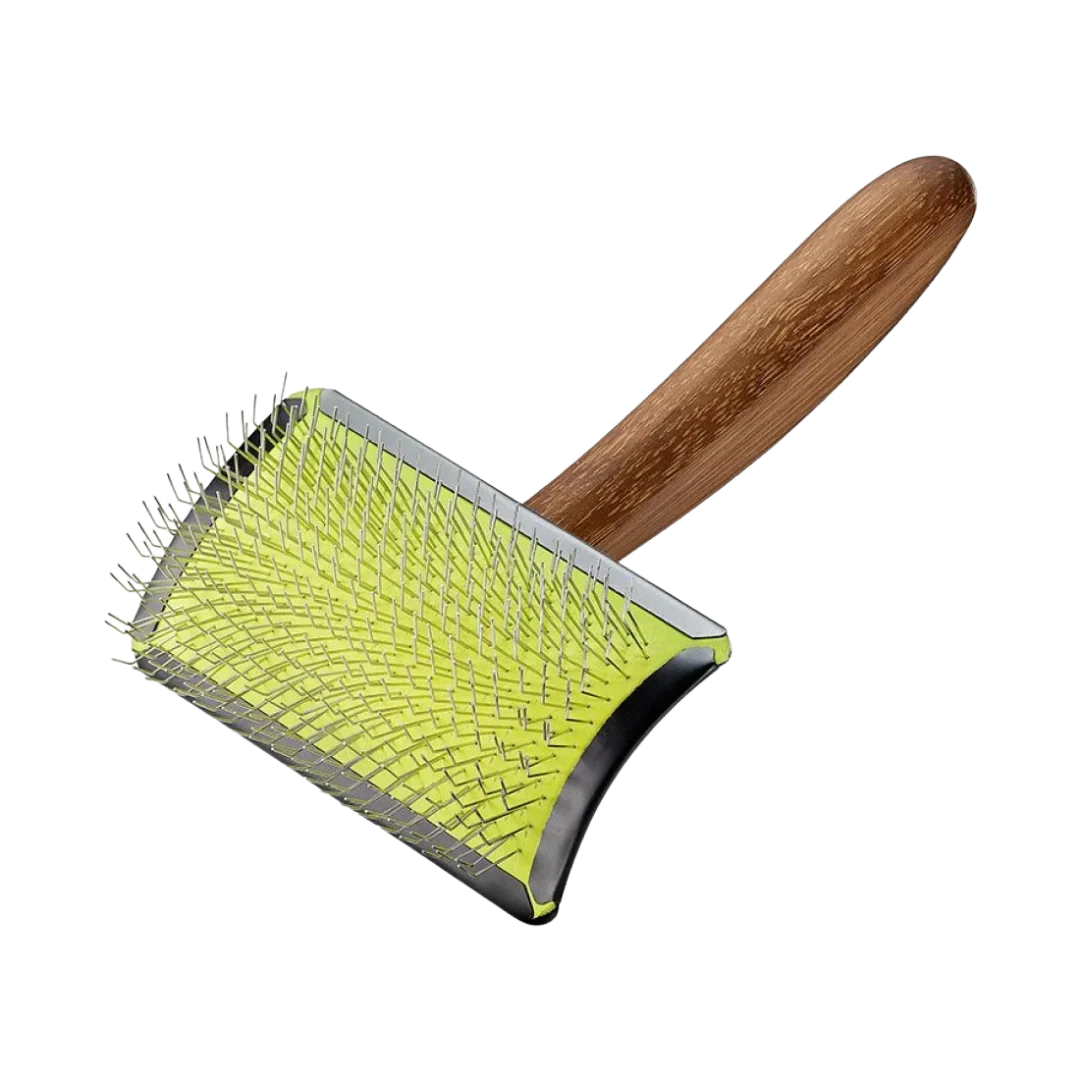 Maya Curved Slicker Brush Short Pin Medium by Artero - Image 2