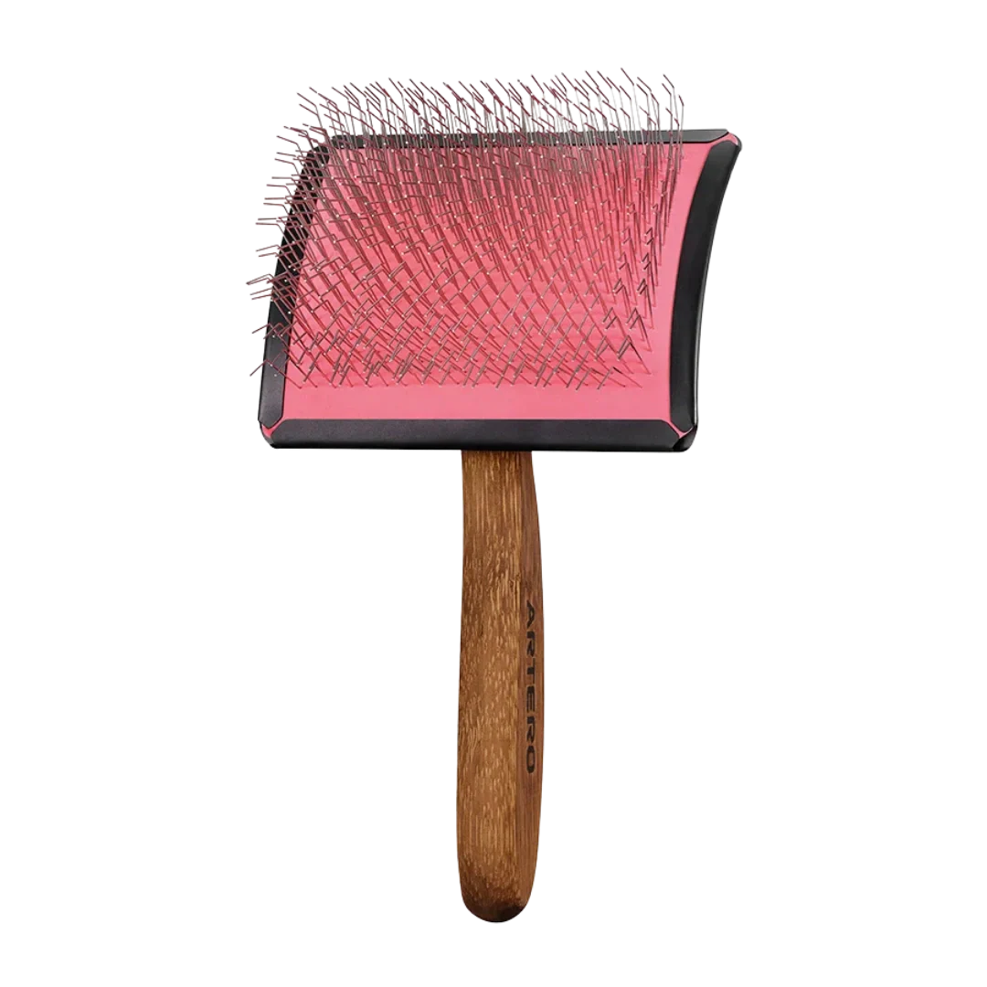 Simba Curved Slicker Brush Long Pin Large by Artero