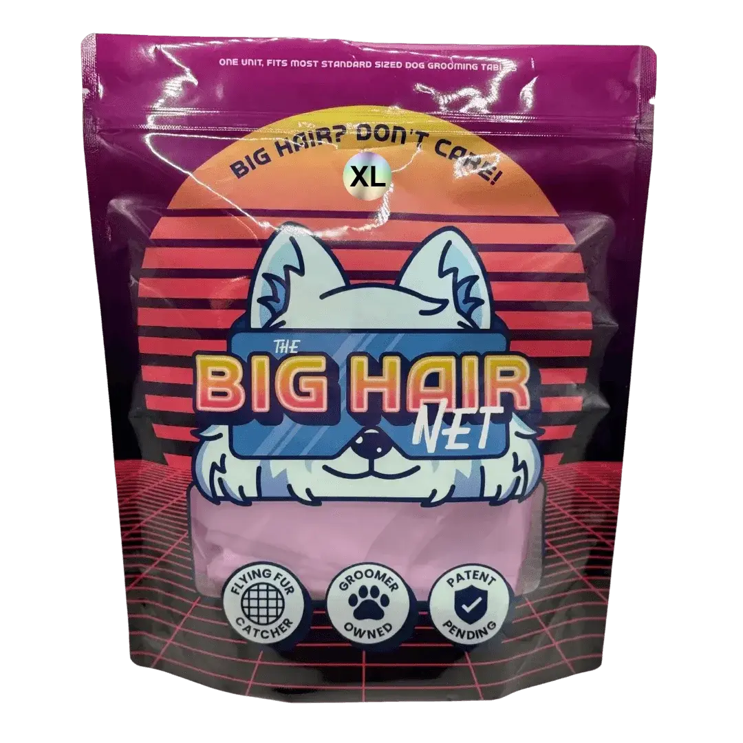 Extra Large Bubble Pink Flying Fur Catcher by Big Hair Net - Image 2