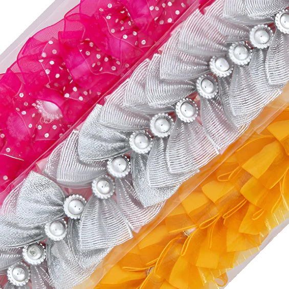 10 Medium Hair Bows For Doodles - Assorted Colors by Cecilia bows