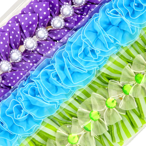 10 Medium Hair Bows For Doodles - Assorted Colors by Cecilia bows - Image 2