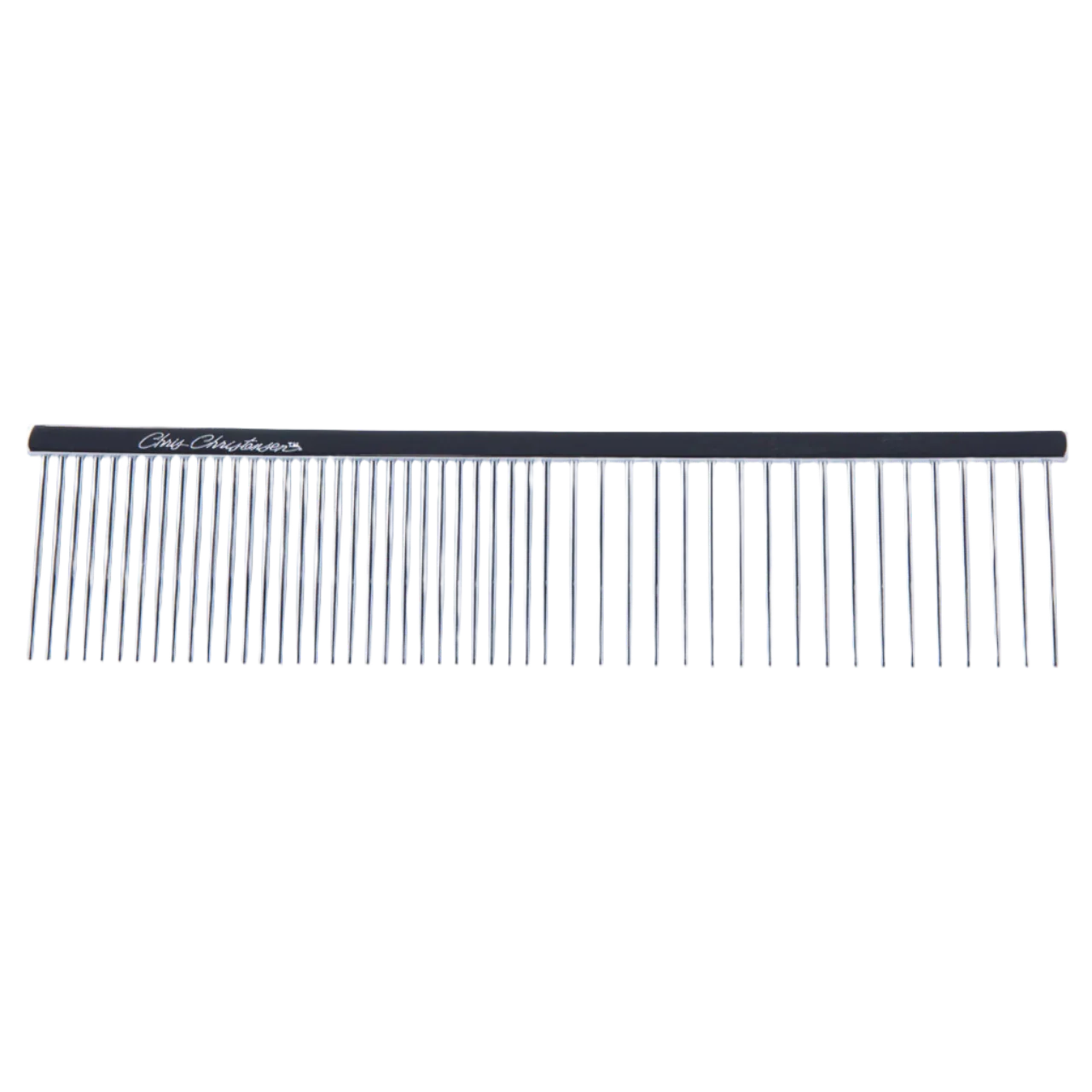 7.5" Fine/Coarse Long Tooth Greyhound Buttercomb by Chris Christensen - Image 2