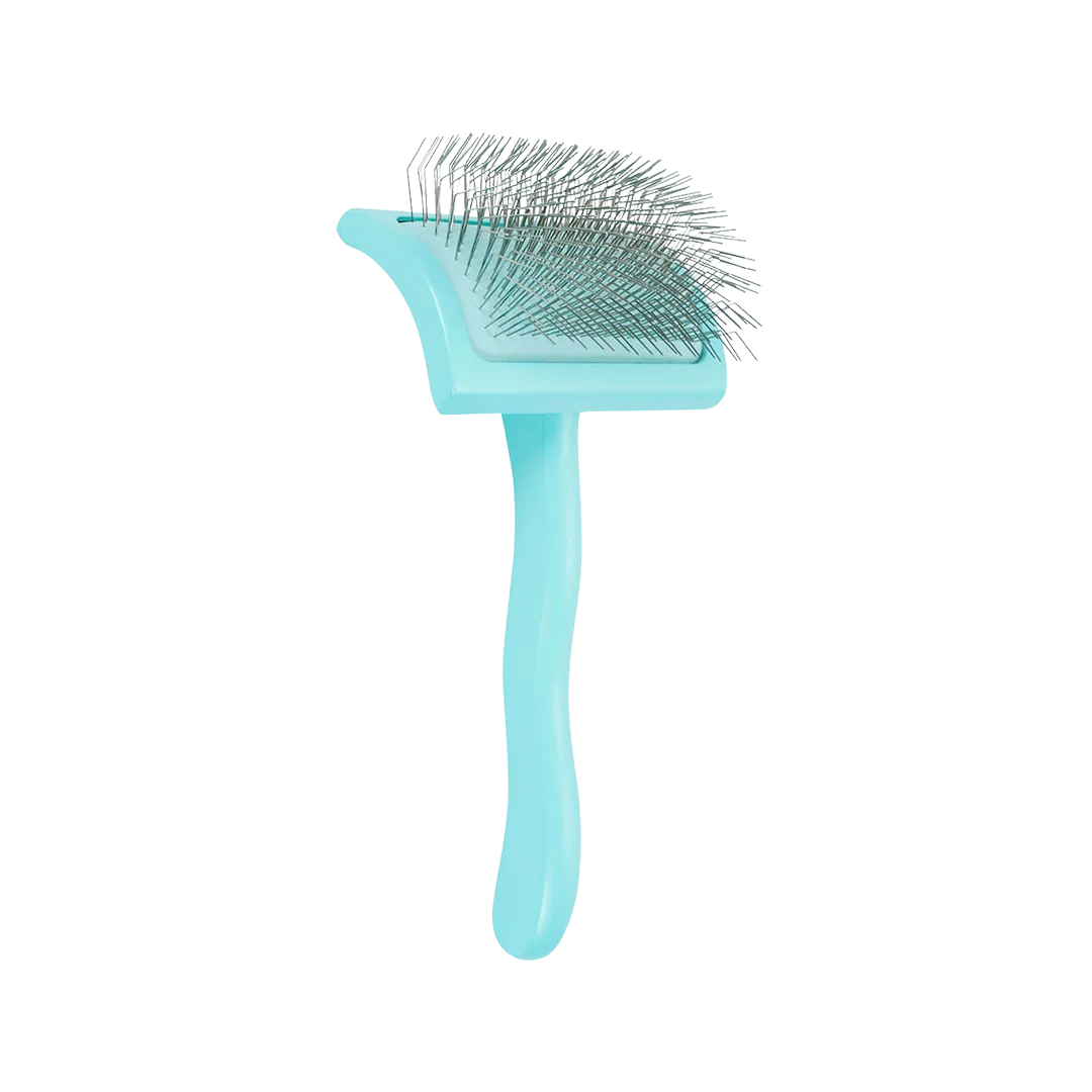 Medium Home Care Big G Teal Slicker Brush by Chris Christensen - Image 4