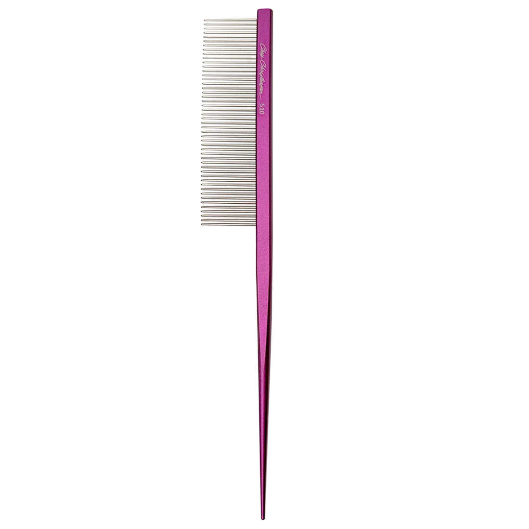 7" Parting Comb Fine Tooth Purple by Chris Christensen - Image 3