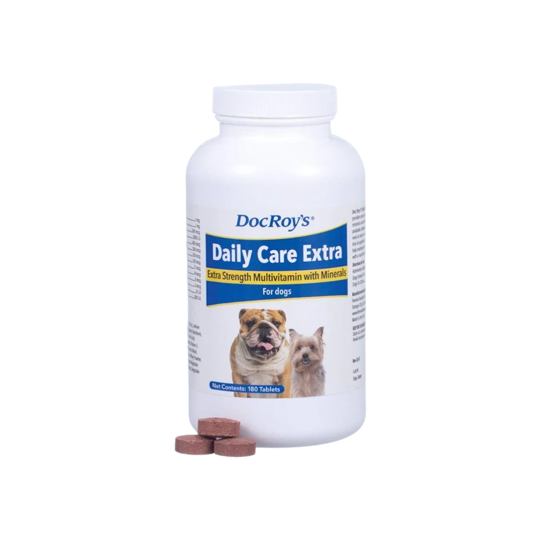 Daily Care Extra Canine 180ct by Doc Roy's