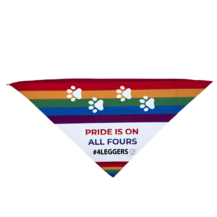 Pride is on All Fours #4Leggers Bandana by Dog Fashion Living - Image 2