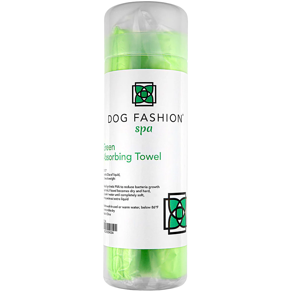 Absorption Towel Green by Dog Fashion Spa