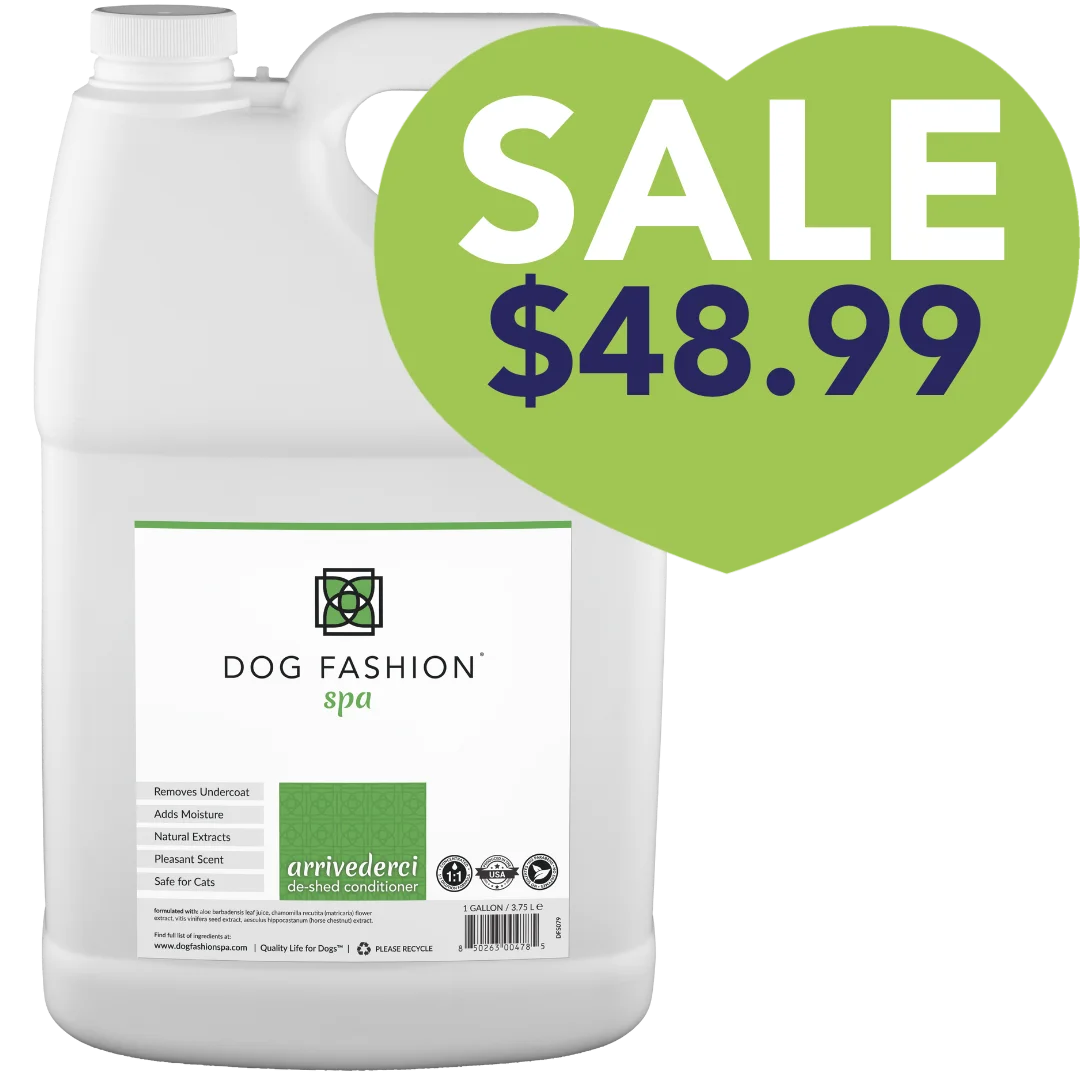 Arrivederci De-Shedding Conditioner Gallon by Dog Fashion Spa