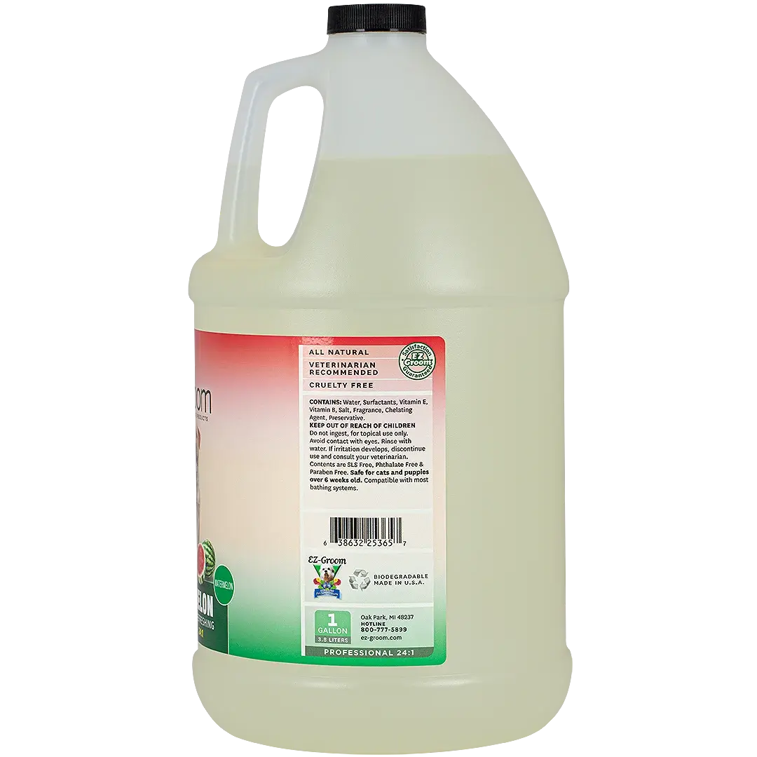 Watermelon Deodorizing 24:1 Shampoo Gallon by EZ-Groom - Image 2