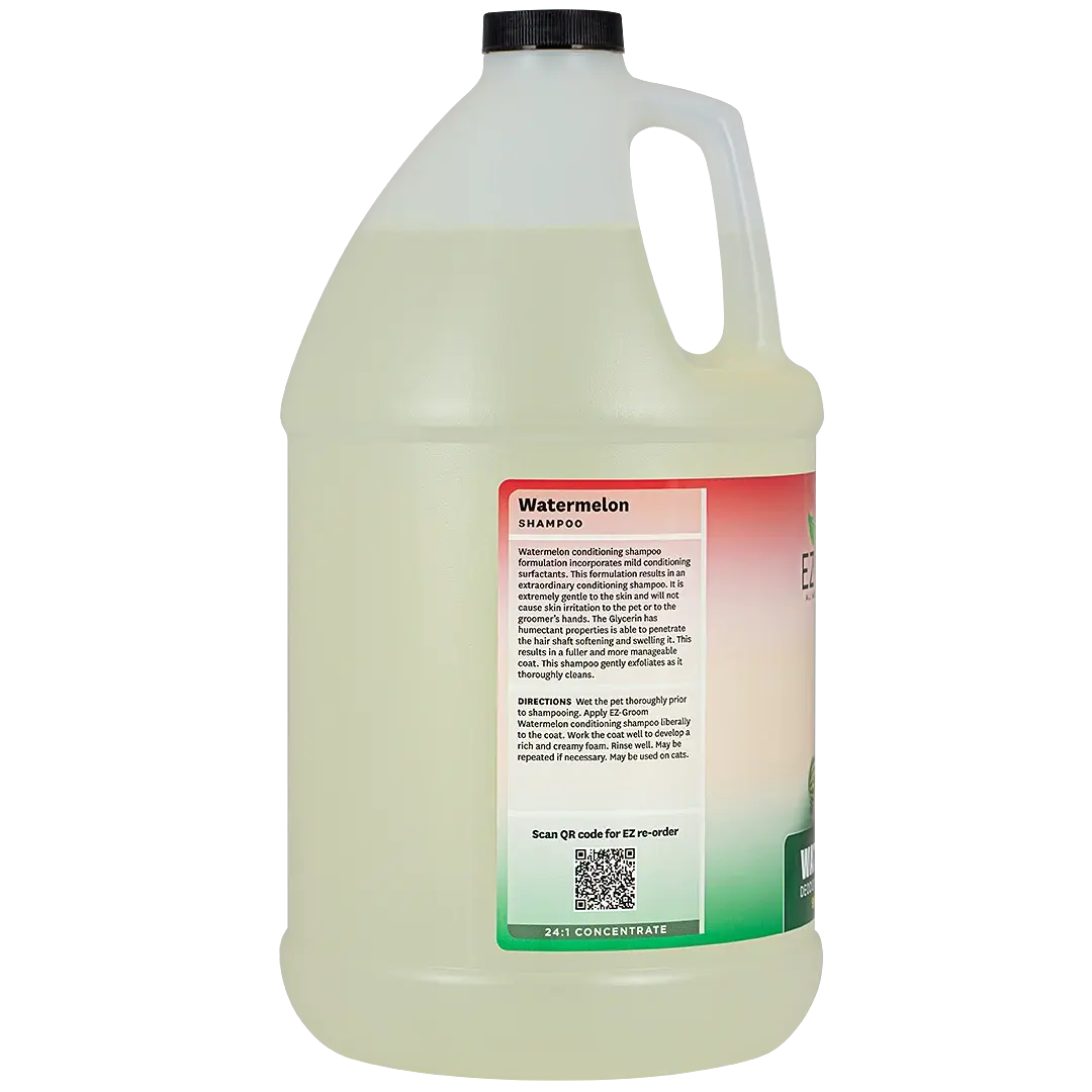 Watermelon Deodorizing 24:1 Shampoo Gallon by EZ-Groom - Image 3