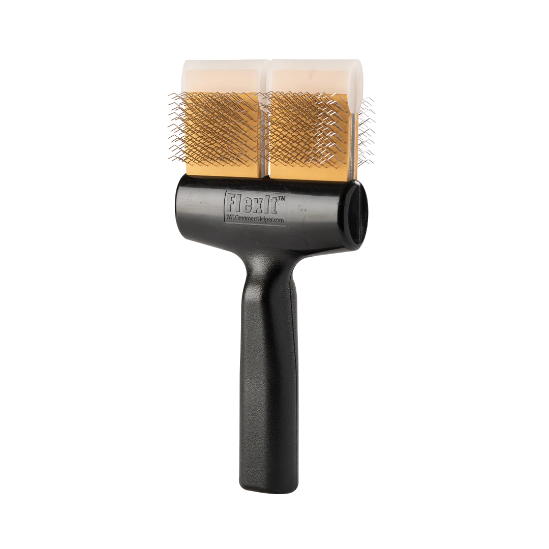 Gold Soft Flex Undercoating Twin Double Brush by FlexIt