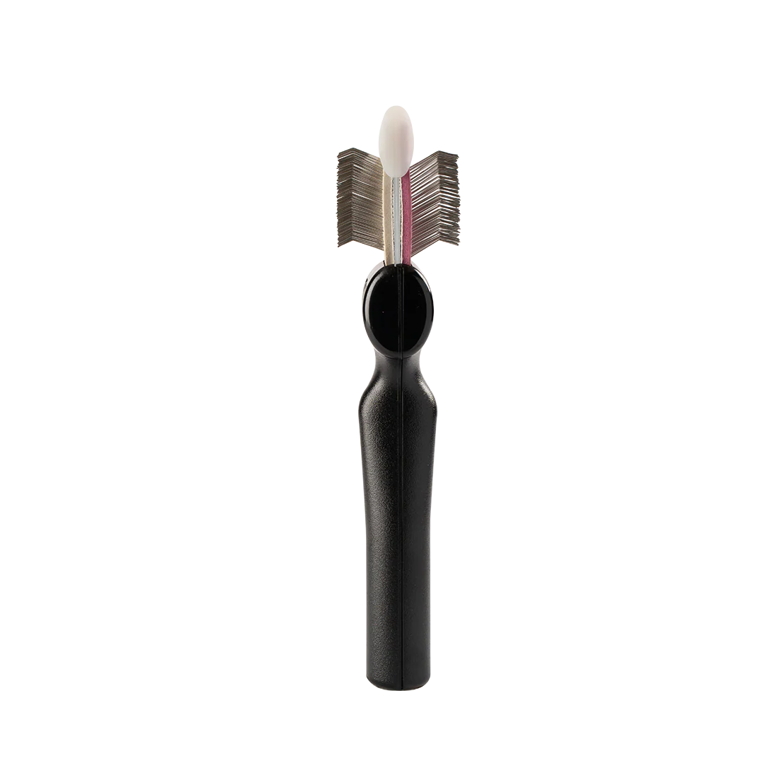 Purple/Silver Firm Flex Finishing Undercoating Combo Single Brush by FlexIt