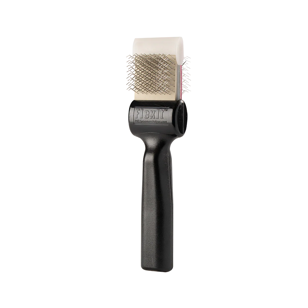 Purple/Silver Firm Flex Finishing Undercoating Combo Single Brush by FlexIt - Image 2