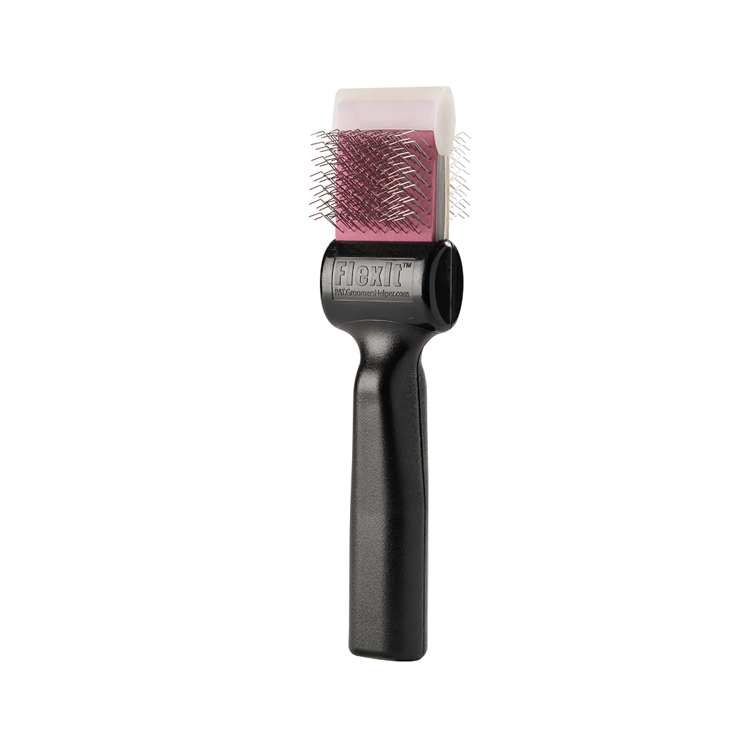 Purple/Silver Firm Flex Finishing Undercoating Combo Single Brush by FlexIt - Image 3