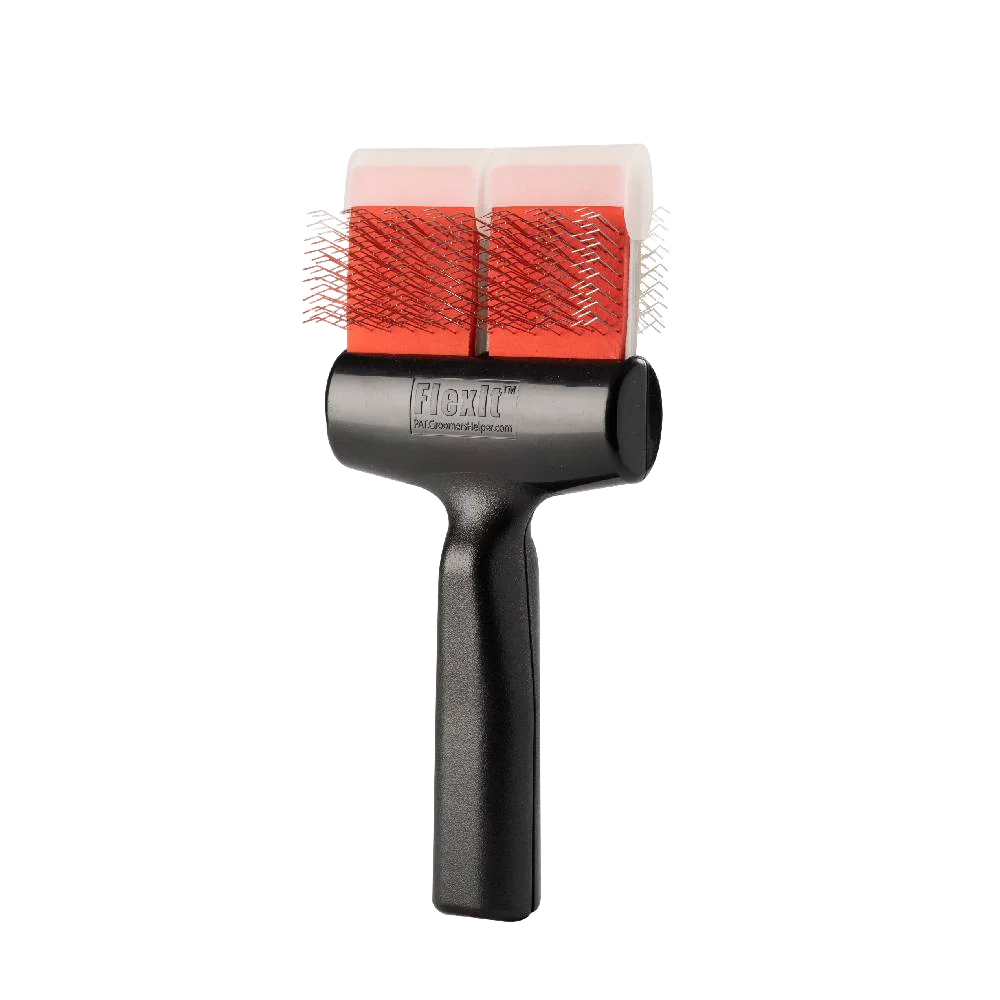 Red/Silver Undercoating Combo Double Brush by FlexIt