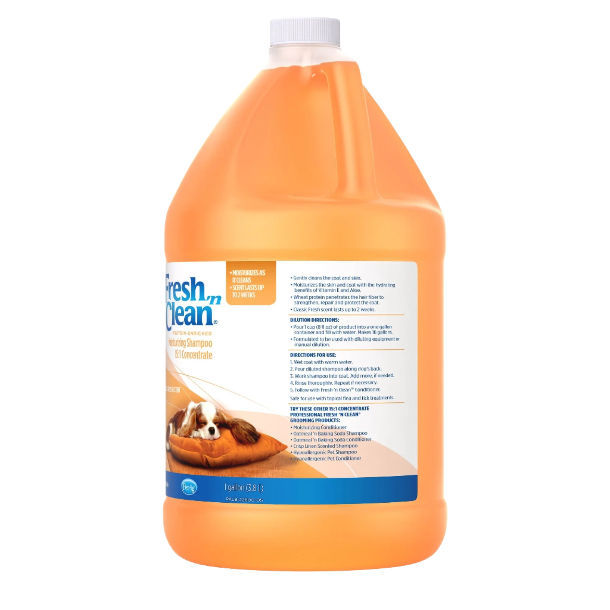 Moisturizing Shampoo Classic Fresh Scent 15:1 Concentrate Gallon by Fresh 'n Clean - Image 2