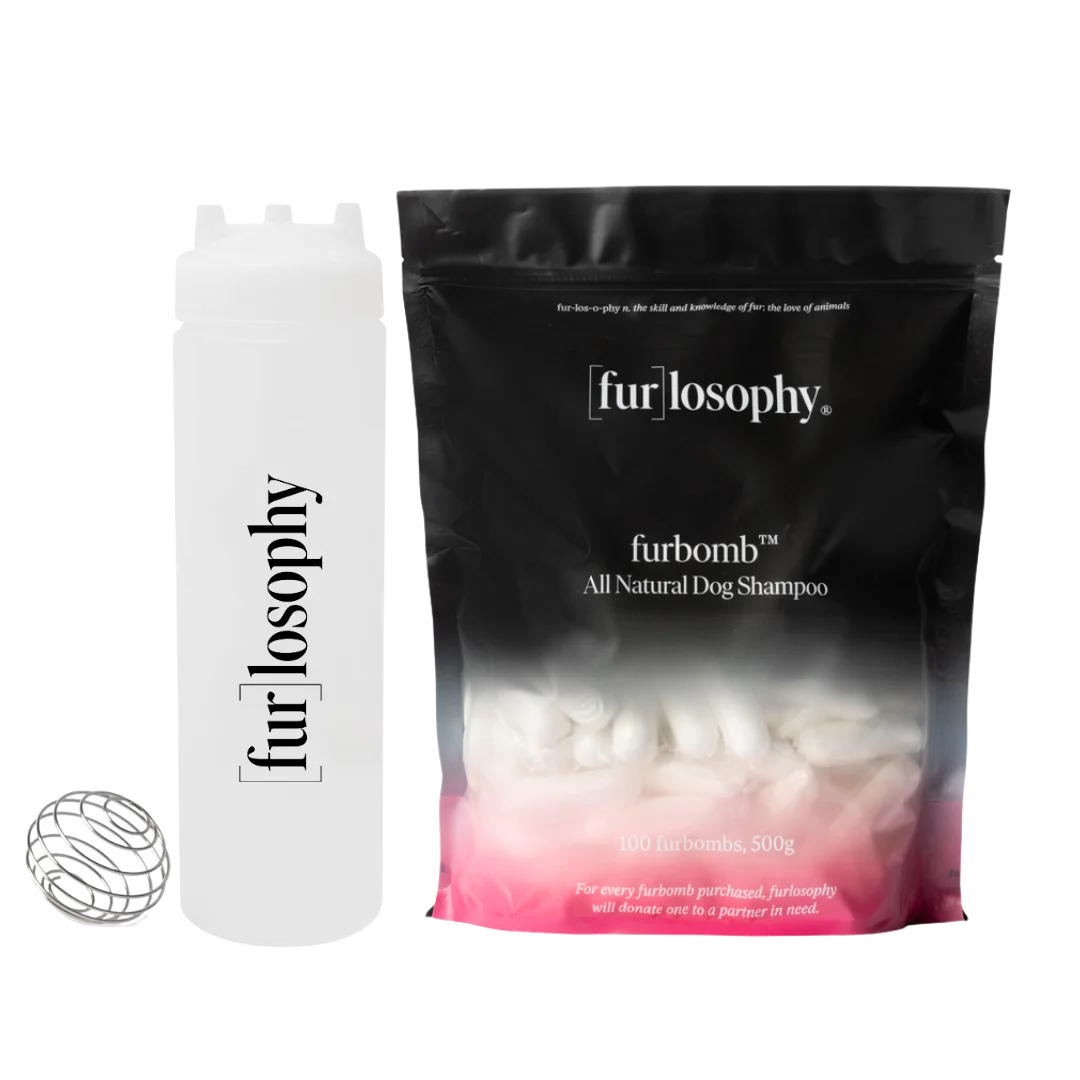 Pack of 100 Furbomb Shampoo Pod with Dilution Bottle by [Fur]losophy - Image 2