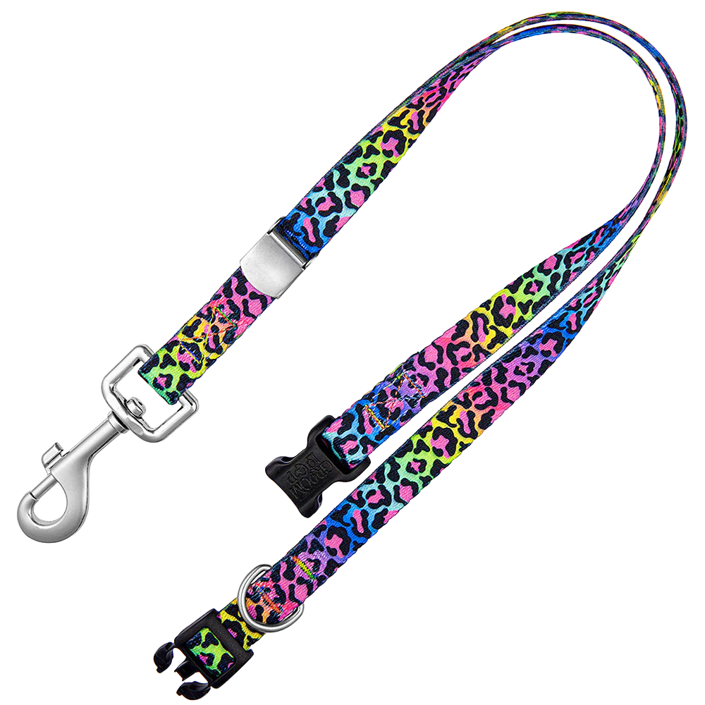 20" Polyester Loop Neon Leopard by Groom Loop