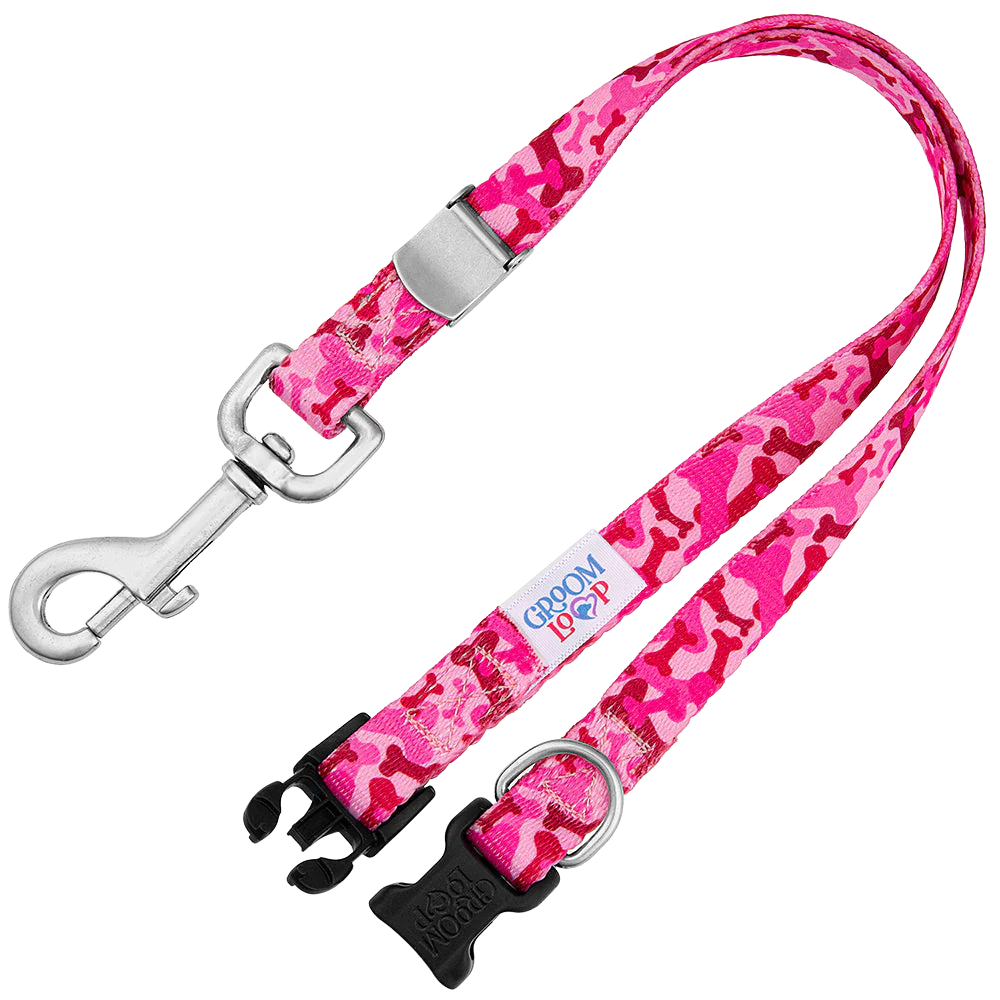 20" Polyester Loop Pink Bone Camo by Groom Loop
