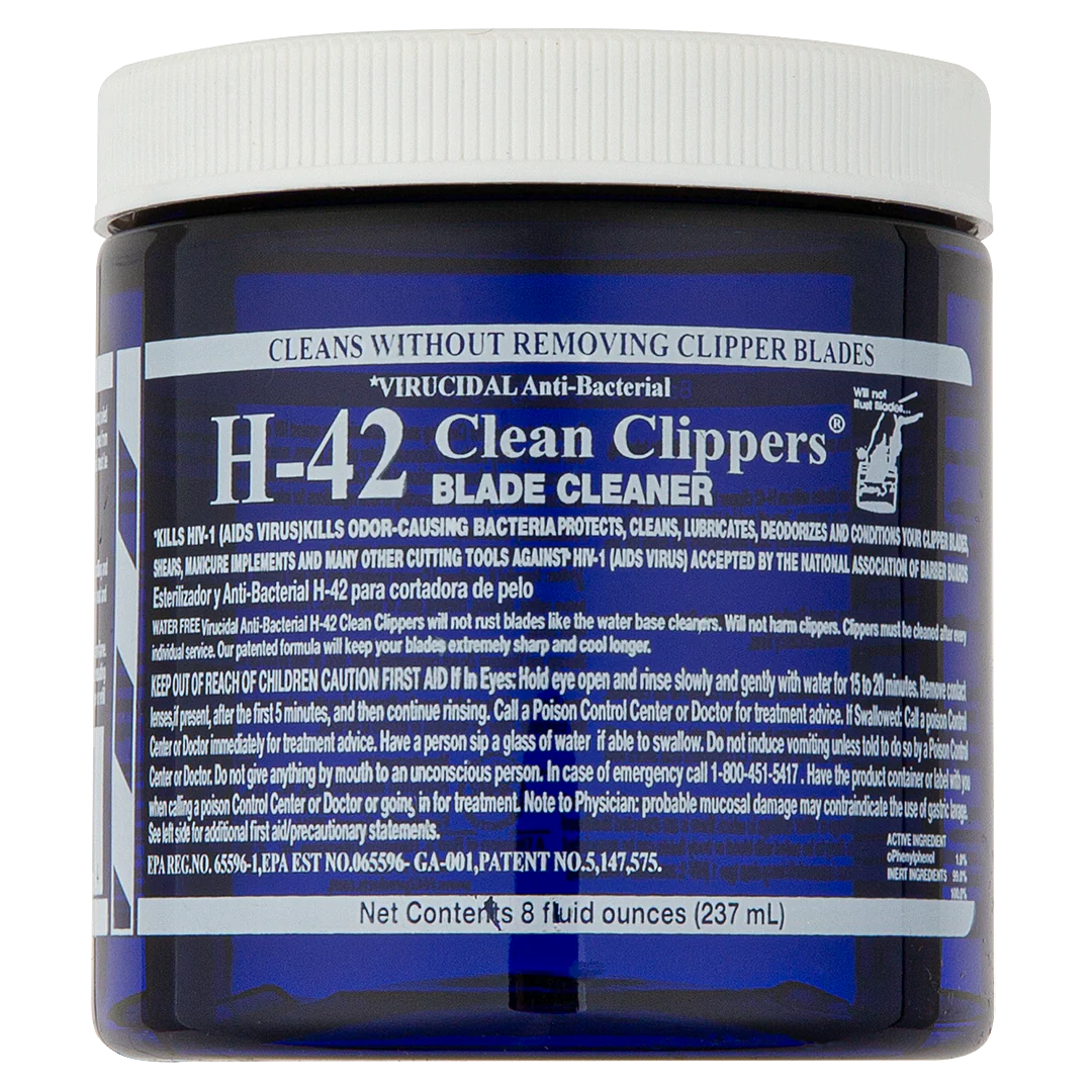 Virucidal Anti-Bacterial Clean Clippers 8oz Jar by H-42