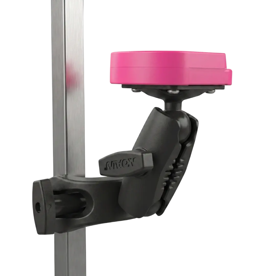 Clip It Dryer Holder Attachment Black and Pink by Handle It