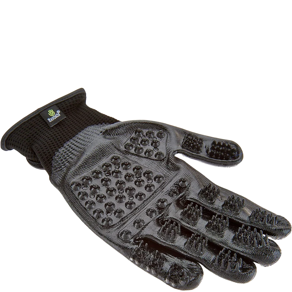 Large Black Deshedding Gloves by HandsOn Gloves - Image 2