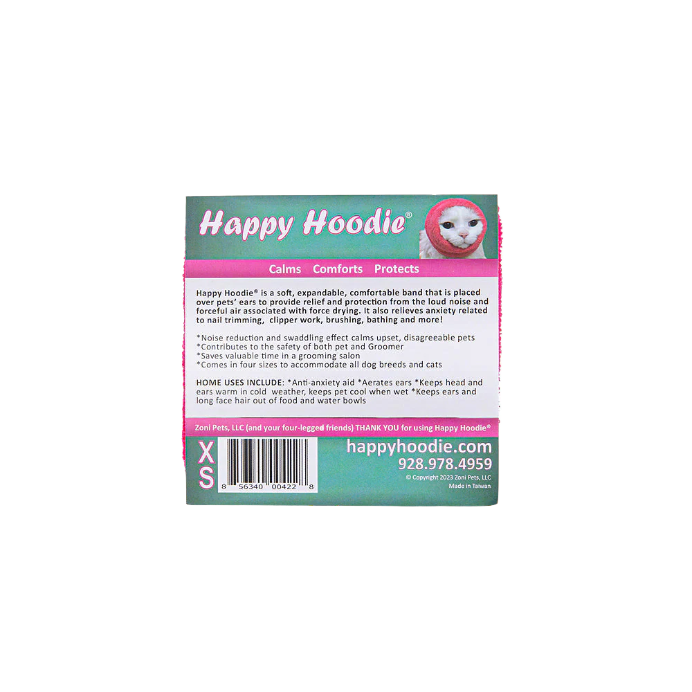 Happy Hoodie Pink Extra Small - Image 2