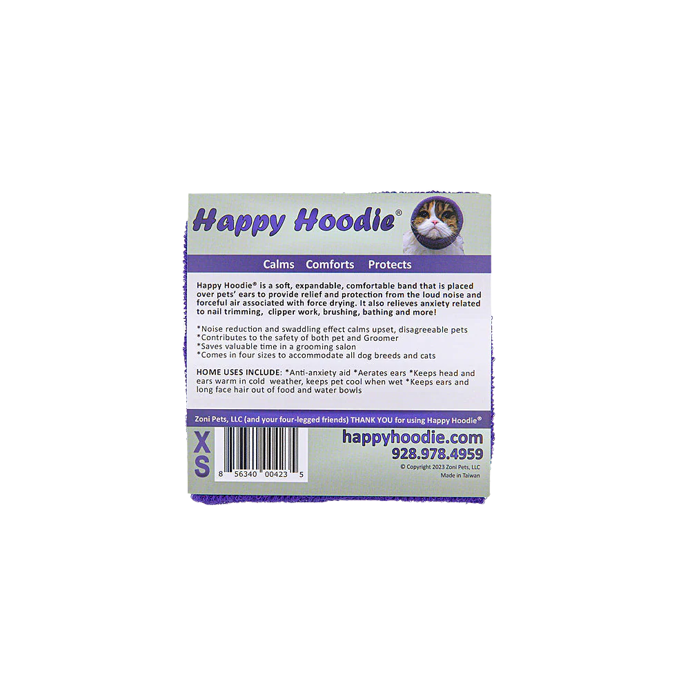 Happy Hoodie Purple Extra Small - Image 2