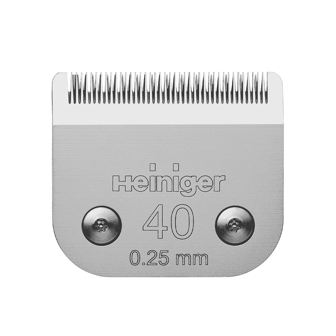 #40 Clipper Blade 0.25 mm by Heiniger - Image 2