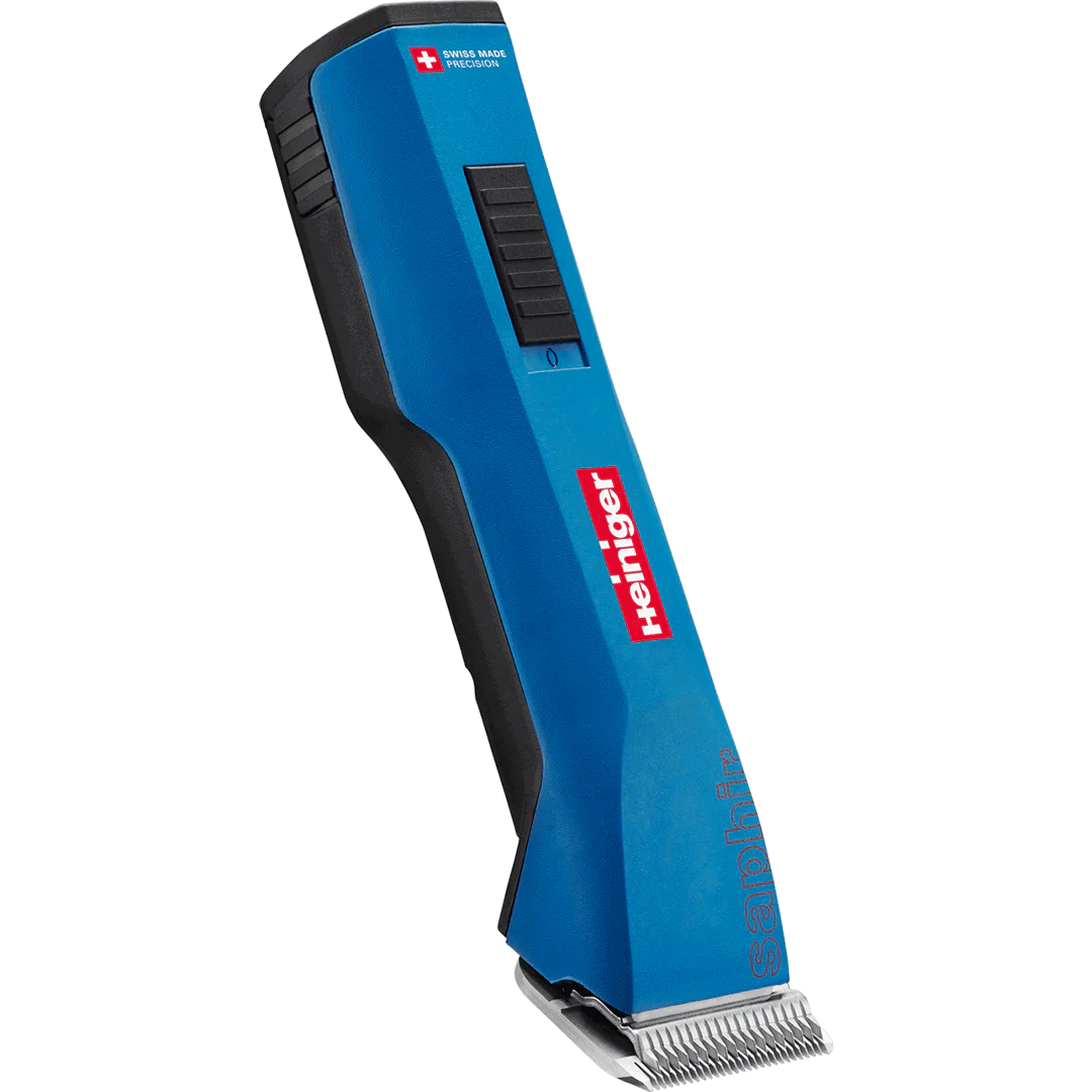 Blue Saphir Cordless Clipper with Two Batteries by Heiniger - Image 3
