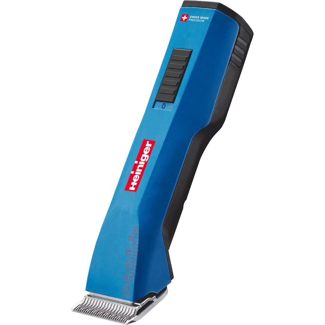 Blue Saphir Cordless Clipper with Two Batteries by Heiniger - Image 4