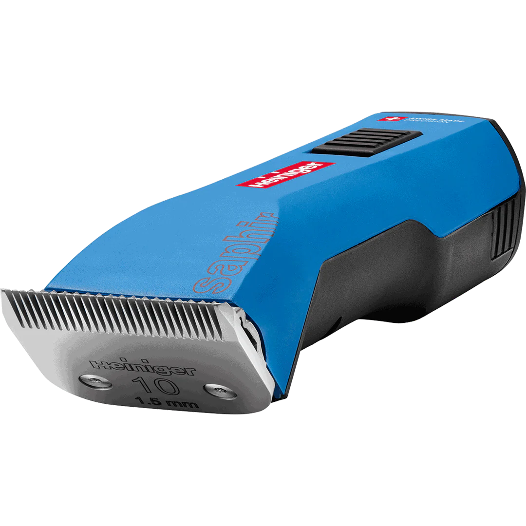 Blue Saphir Cordless Clipper with Two Batteries by Heiniger - Image 5