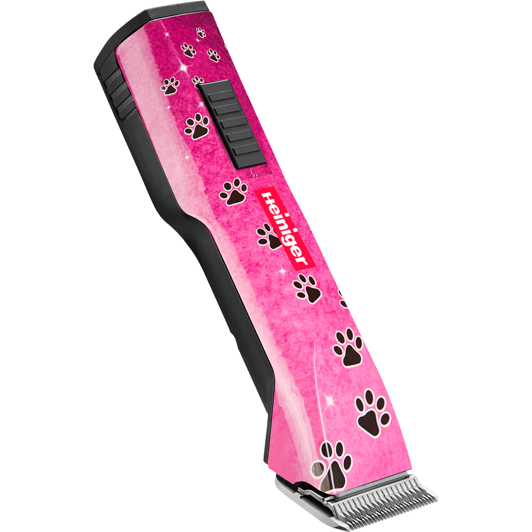 Pink Paws Saphir Cordless Clipper with Two Batteries by Heiniger - Image 3