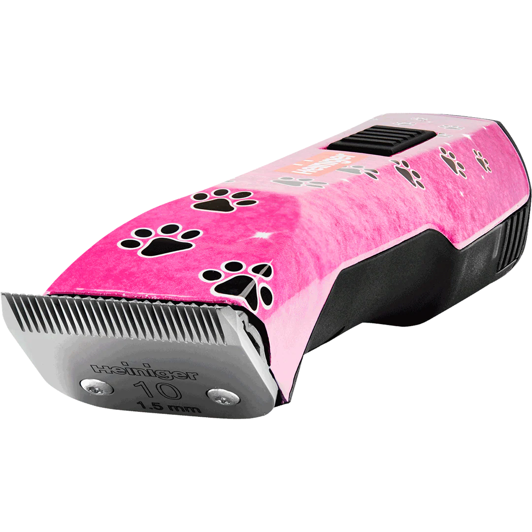 Pink Paws Saphir Cordless Clipper with Two Batteries by Heiniger - Image 5