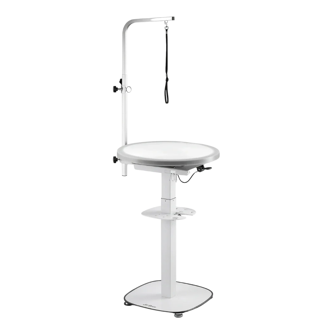Revolve360 Hydraulic 360° Rotating Grooming Table with Tabletop Light by Jirpet