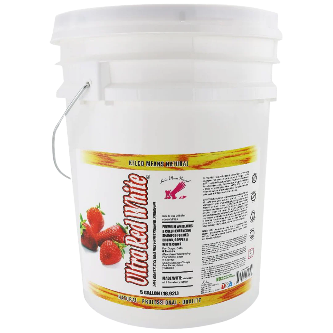 Ultra Red White 50:1 Shampoo 5 Gallons by Kelco