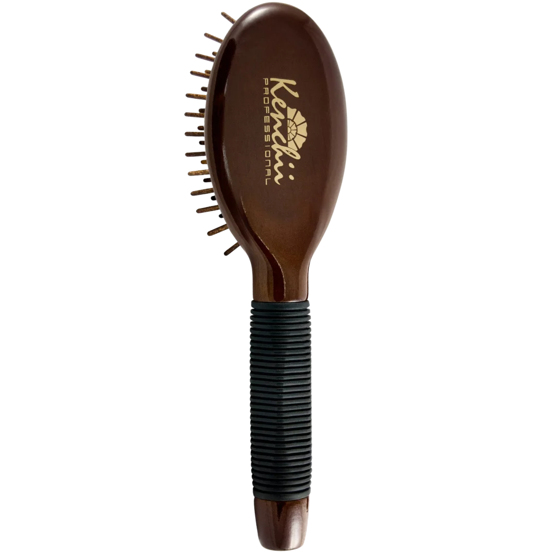 Large Wooden Pin Brush by Kenchii - Image 2